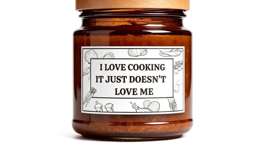 I love cooking but it just doesn't like me funny 220g candle gift
