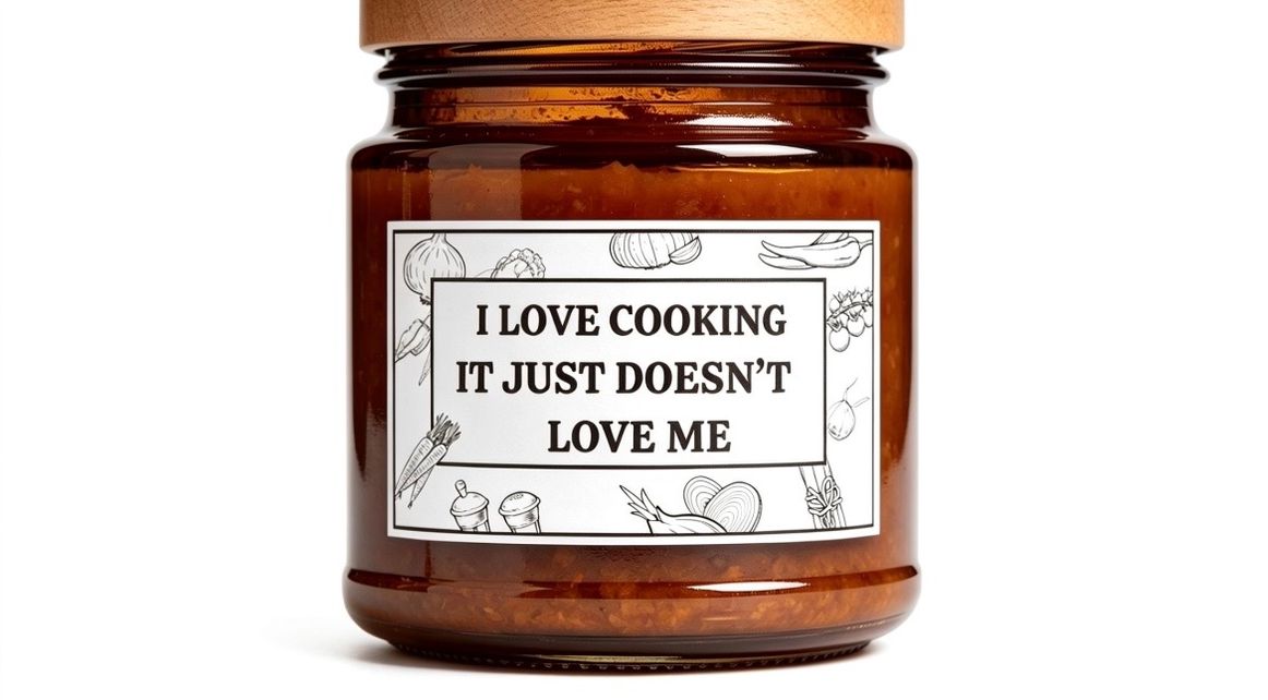 I love cooking but it just doesn't like me funny 220g candle gift