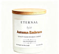 Autumn Embrace cinnamon orange and Cranbury warm cosy nights soy wax candle 220g