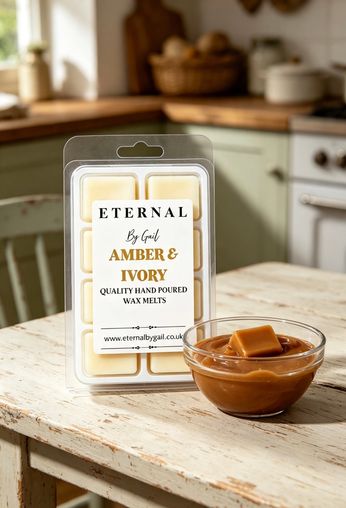 Amber and Ivory 120g Vegan friendly Soy wax melts