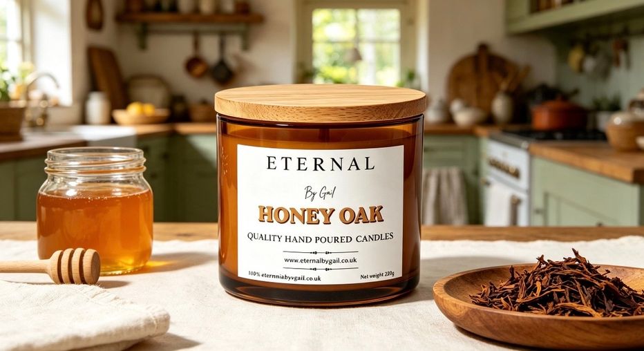 Honey Oak 220g - 100% Vegan Soy Candle