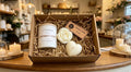 Lovely gift set includes 220g soy candle rose and heart pillar candle and a box of matches