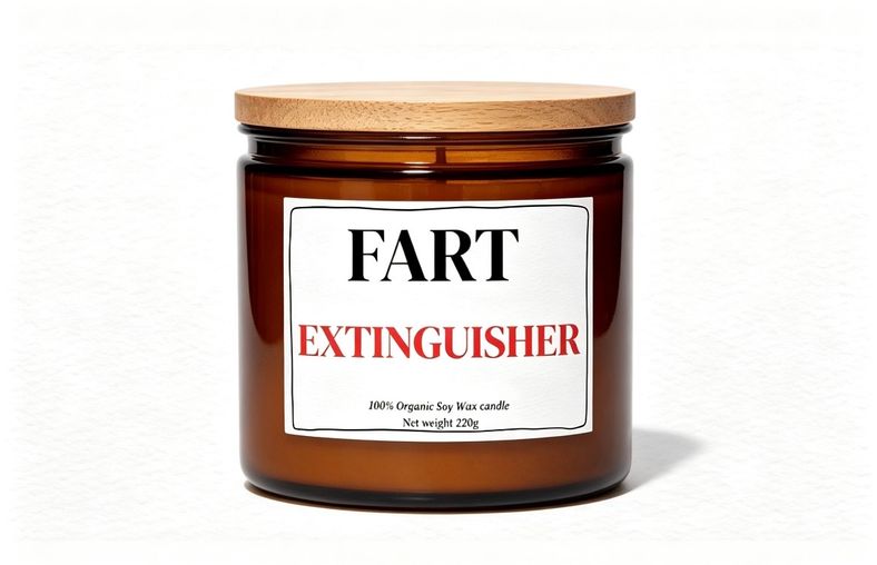 Fart extinguisher funny candle gift