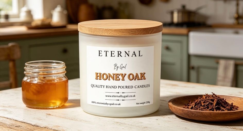 Honey Oak 220g - 100% Vegan Soy Candle
