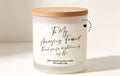 Amazing friend thank you personalised candle gift