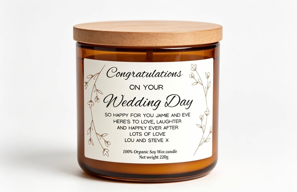 Congratulations on your wedding day