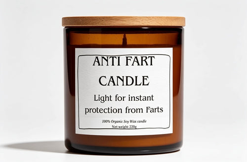 Anti fart candle light for instant protection from farts funny hilarious gift