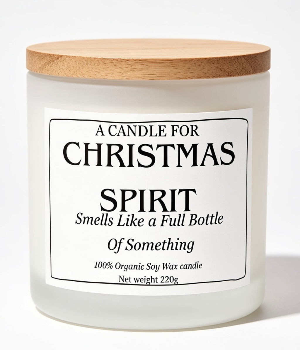 A candle for Christmas Spirit