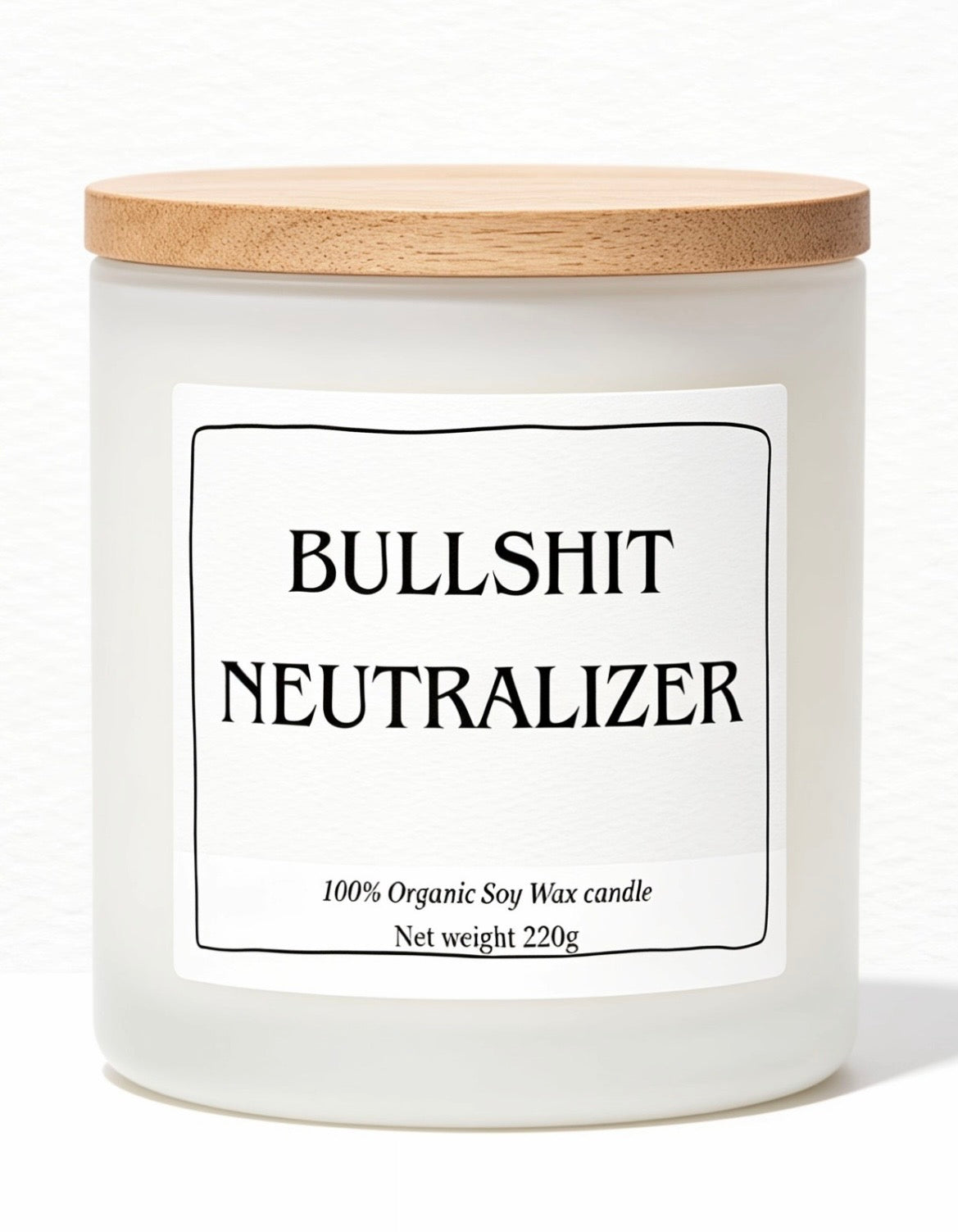Bull shit neutralizer funny candle gift