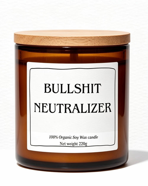 Bull shit neutralizer funny candle gift