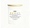 "I Simply Could Not Ask For A Better Mum" Personalised Soy Wax Candle – Heartfelt Birthday Gift & Home Decor (220g)