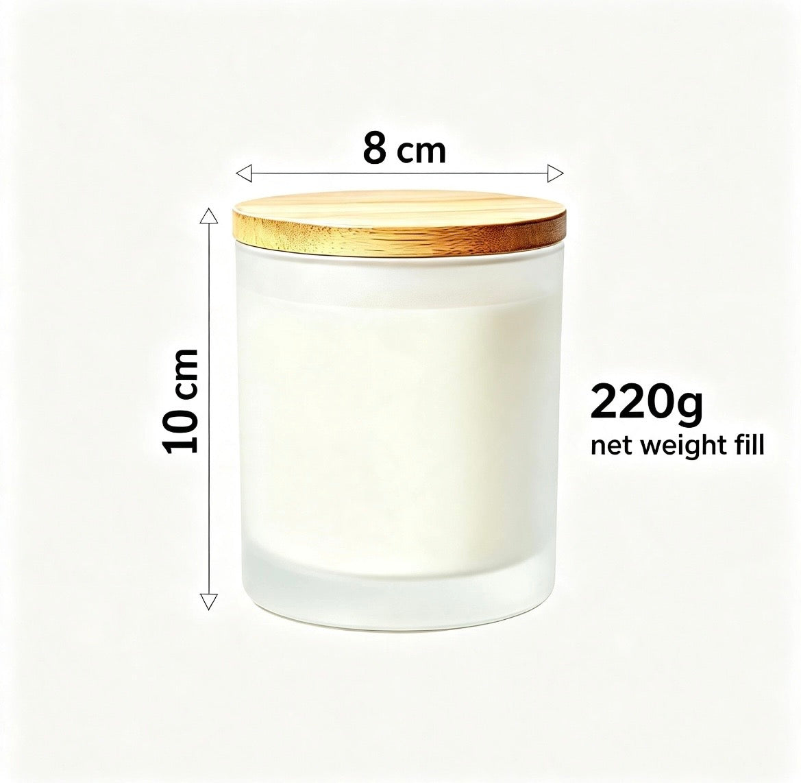 Honey Oak 220g - 100% Vegan Soy Candle