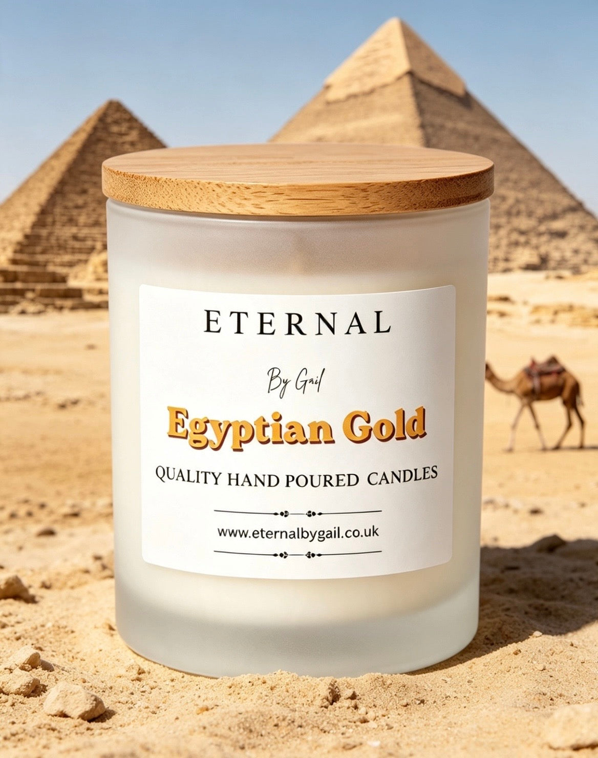 Egyptian Gold Soy wax candle 220g