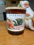Christmas Gingerbread Soy Wax Candle 220g double wooden wick to give that cosy warm feeling