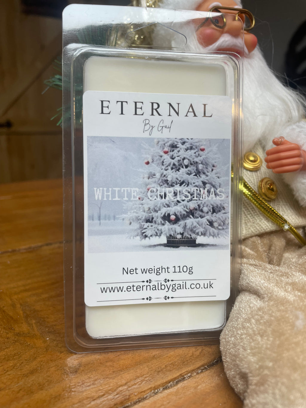 White Christmas Festive Soy wax melts 110g 8 blister pack