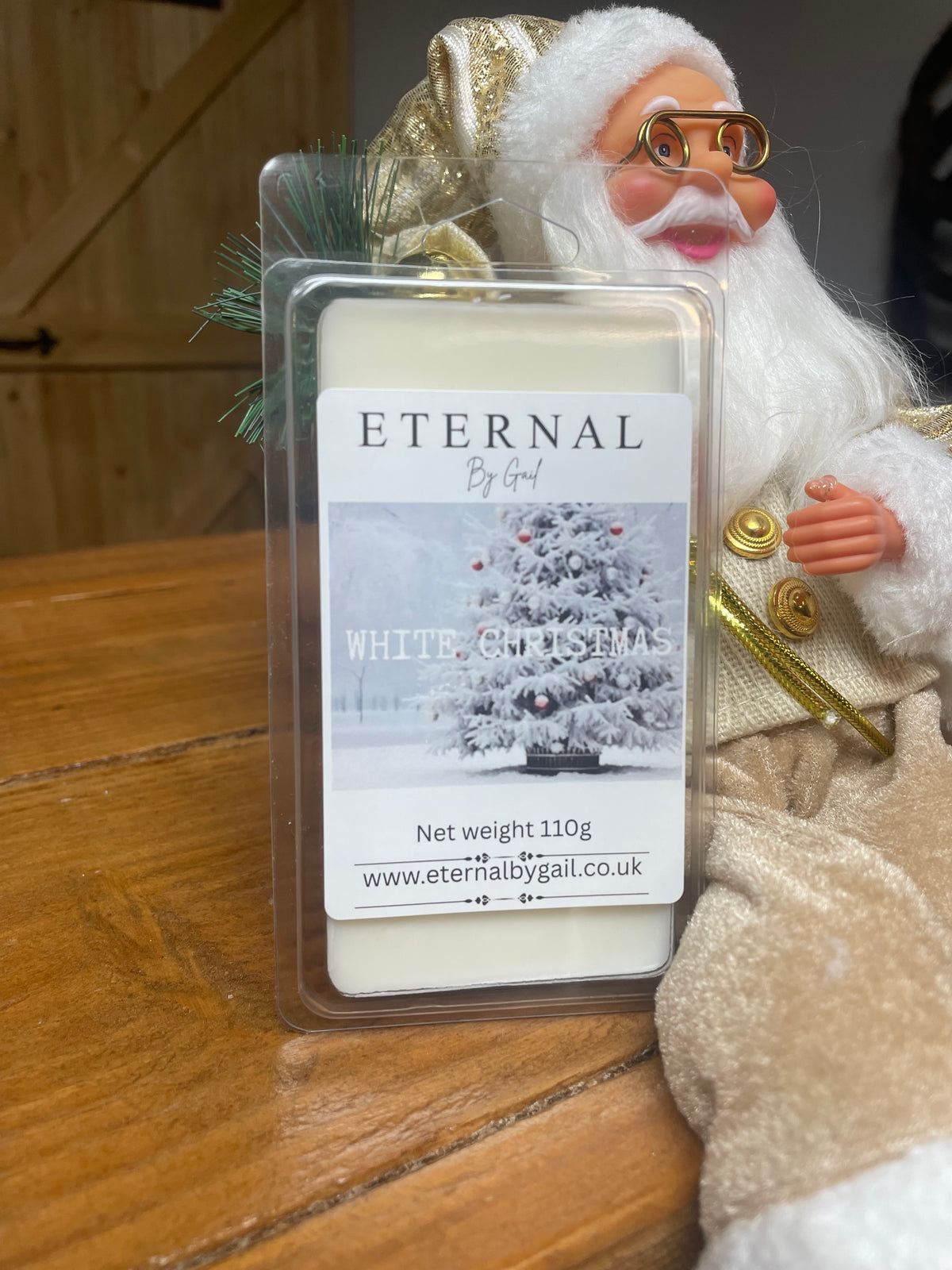 White Christmas Festive Soy wax melts 110g 8 blister pack