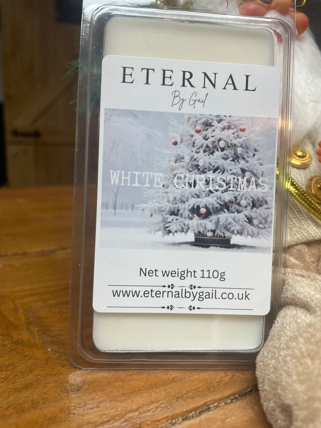 White Christmas Festive Soy wax melts 110g 8 blister pack