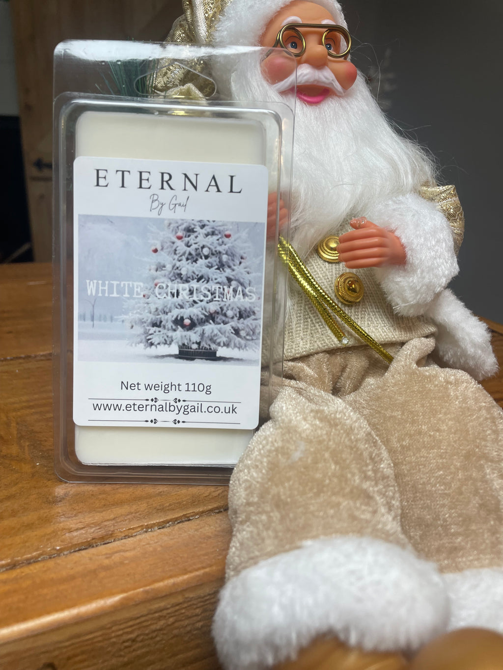 White Christmas Festive Soy wax melts 110g 8 blister pack