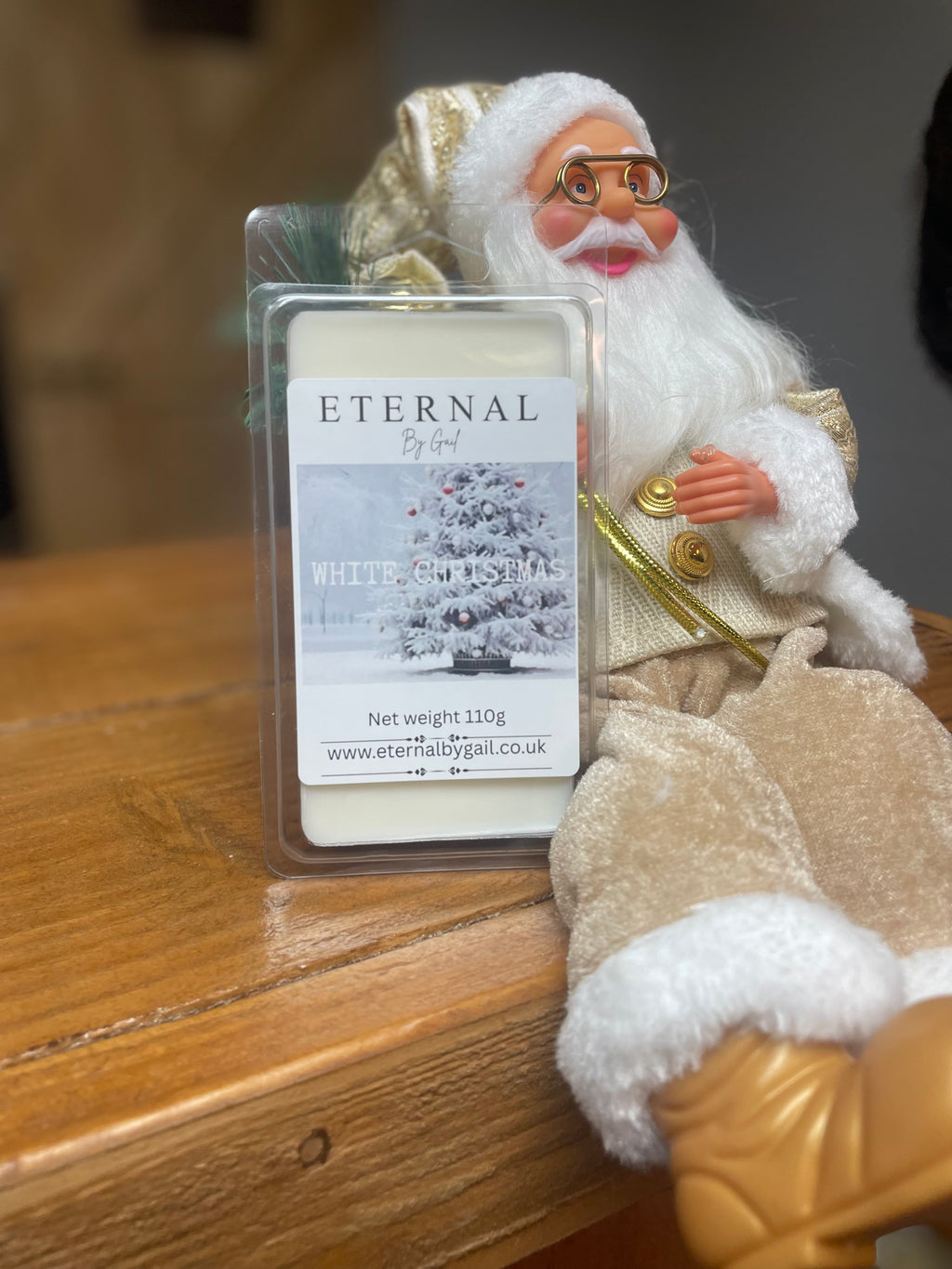 White Christmas Festive Soy wax melts 110g 8 blister pack