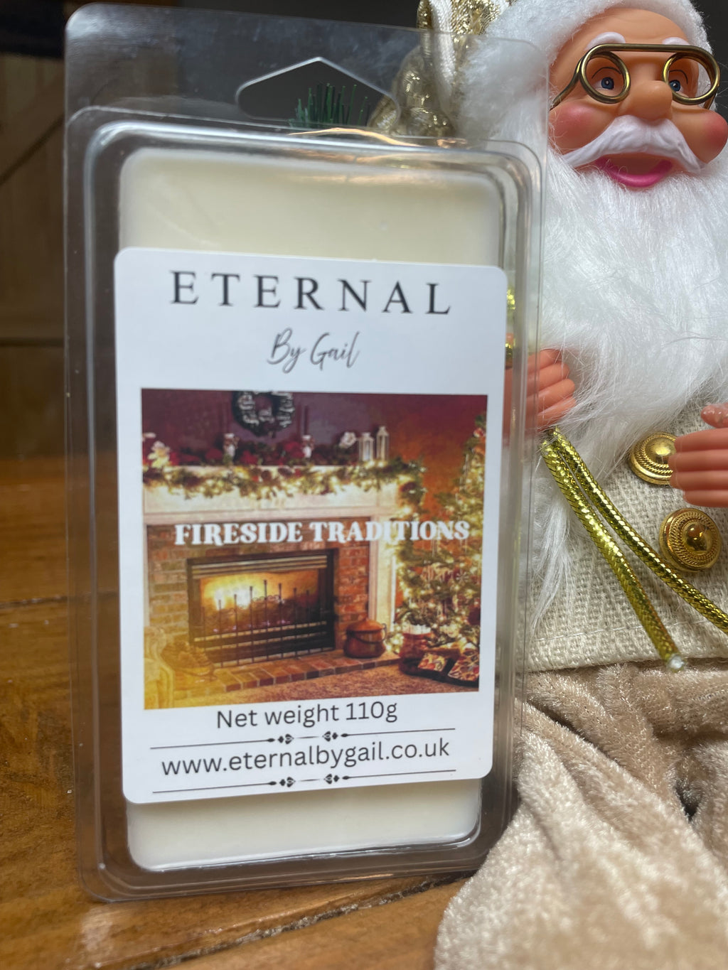 Fireside traditions Christmas Festive soy wax melts 110g 8 blister pack