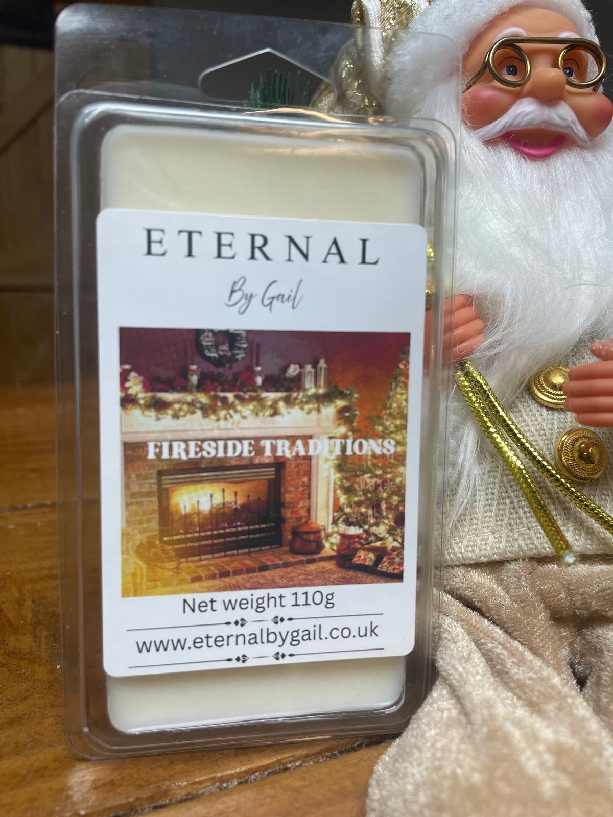 Fireside traditions Christmas Festive soy wax melts 110g 8 blister pack