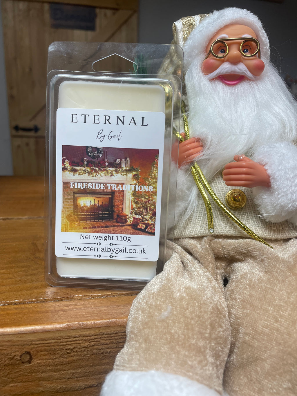 Fireside traditions Christmas Festive soy wax melts 110g 8 blister pack