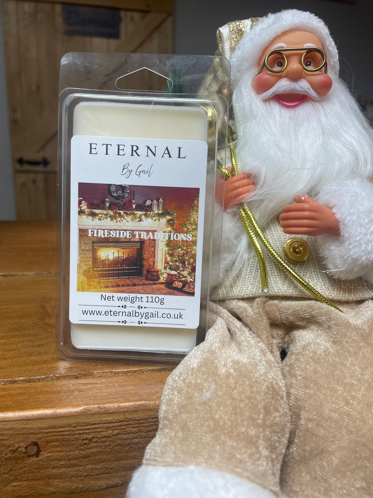 Fireside traditions Christmas Festive soy wax melts 110g 8 blister pack
