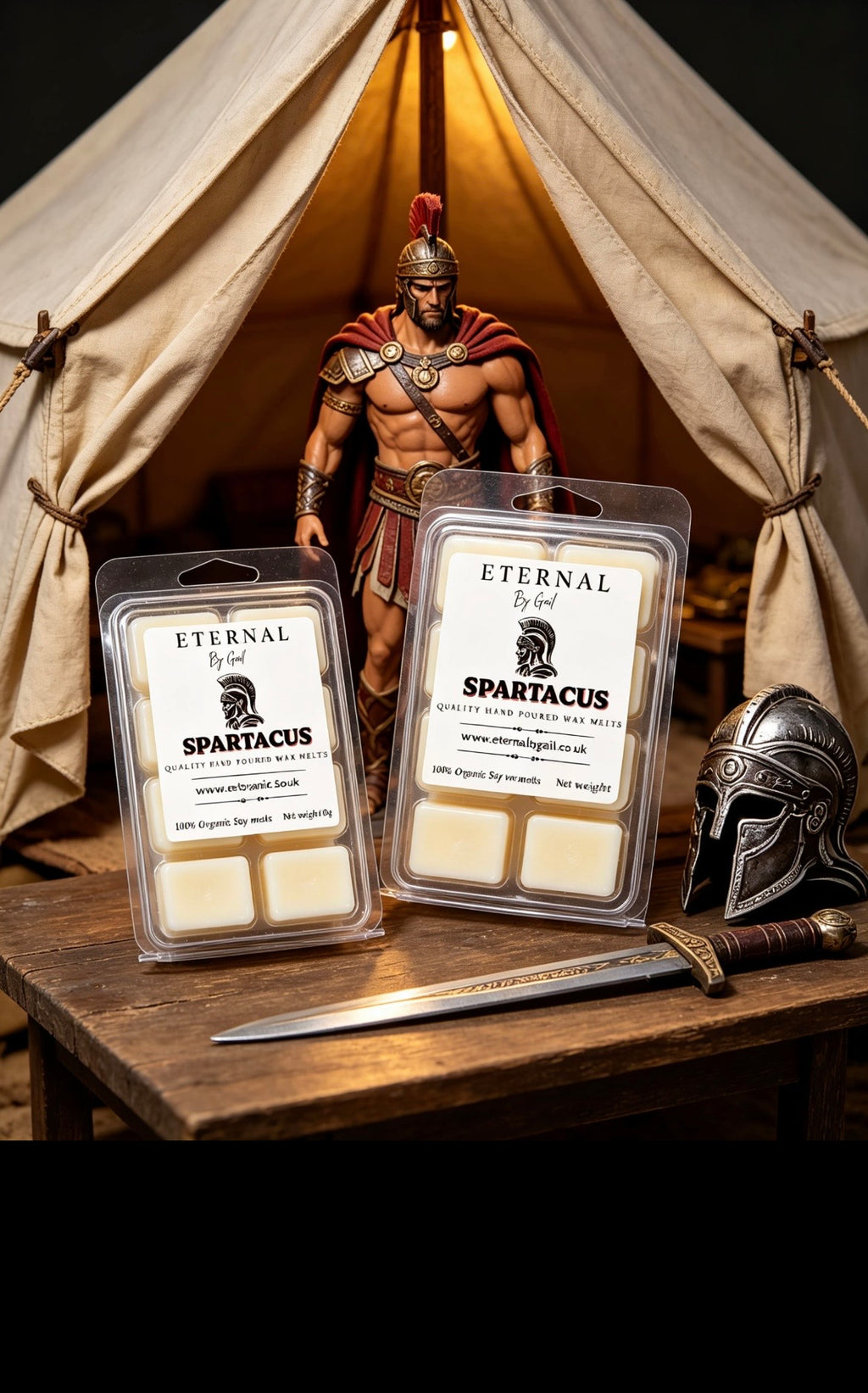 Spartacus Mens Wax melts 100% Soy 100g