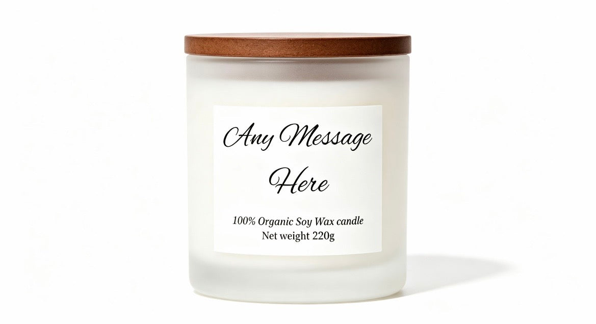 Custom Candle message