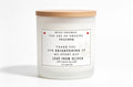 Thank you Teacher personalised gift candle