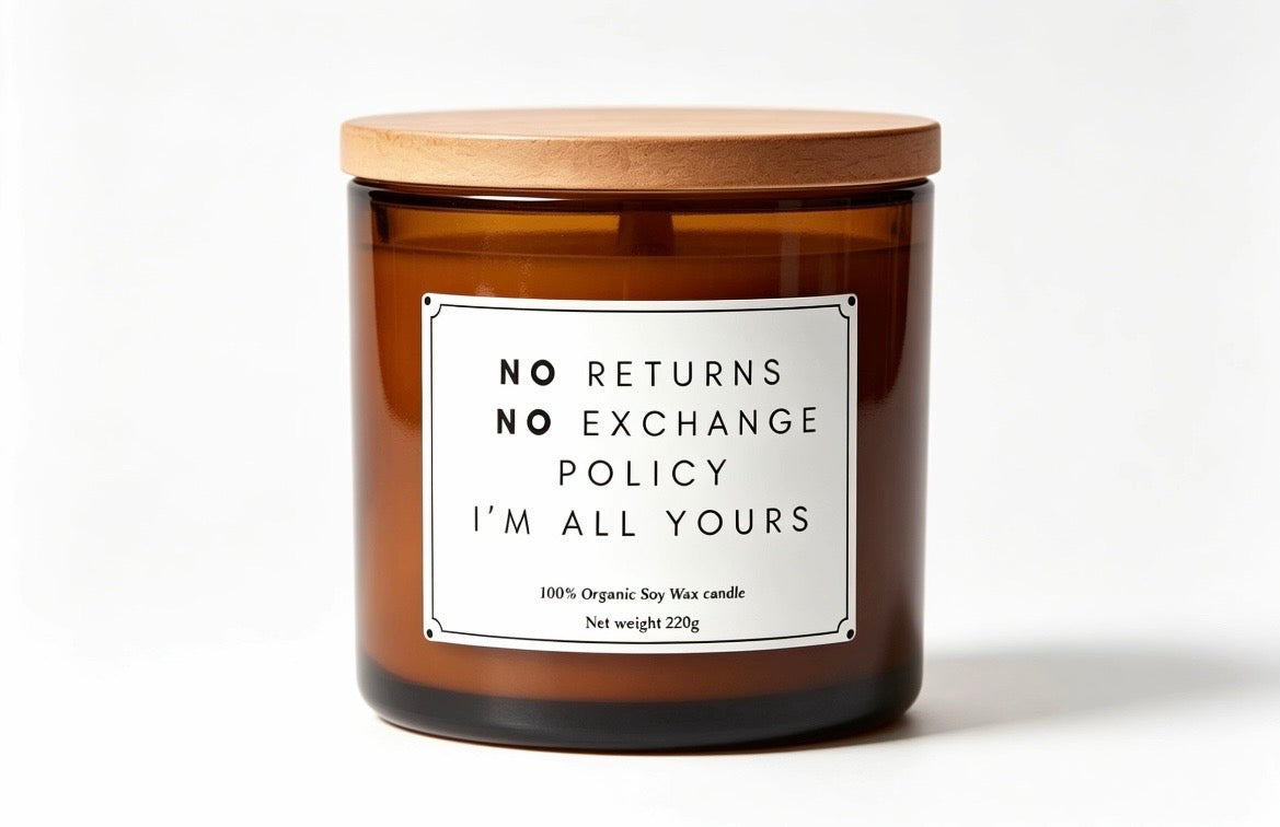 No returns no exchange message