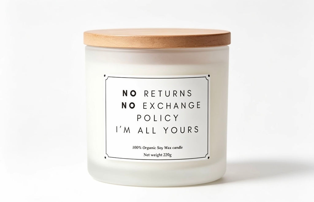 No returns no exchange message