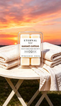 Sun set Cotton 100% Soy wax melts 100g