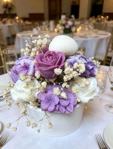 Elegant Wax Melt Bouquet – Beautiful Wedding Favors & Home Decor Scented Gift Set