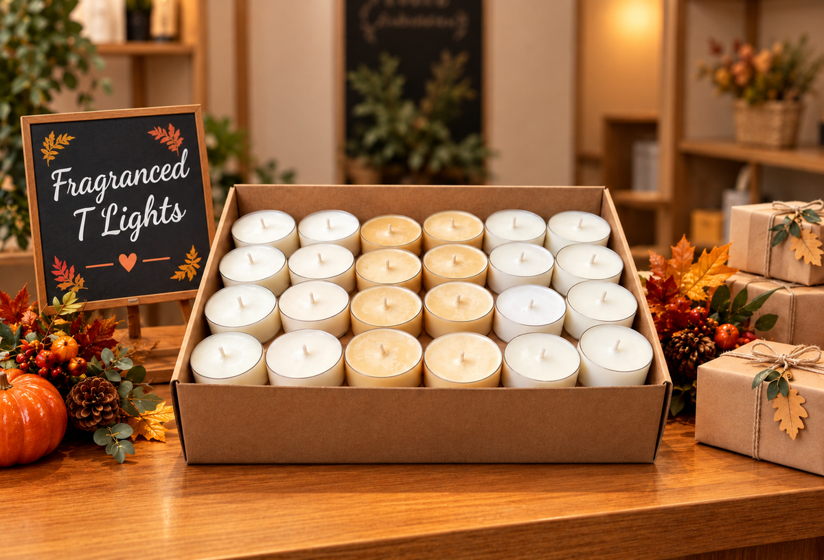 Fragranced Soy wax T Lights 14g each various fragrances varies quantities