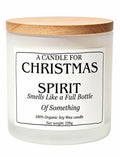 A candle for Christmas Spirit