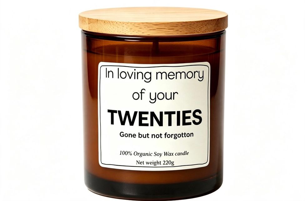 In loving memory of your Twenties Funny birthday candle 220g