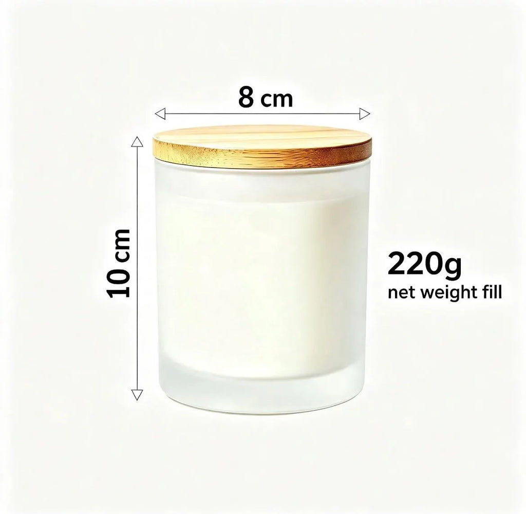 Apple & Bark Autumn Candle | 220g Soy Wax | Cozy Fall Fragrance | Clean Burn
