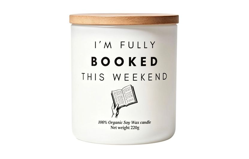 I'm fully booked this weekend funny candle gift
