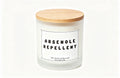 Arsehole Repellent – Personalised Funny Soy Wax Candle | 220g Humorous Birthday Gift for Him/Her | Prank & Gag Gift