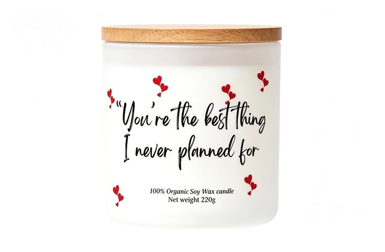 Your the best thing I never planned for romantic candle gift